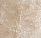 Embroidered fabric detail